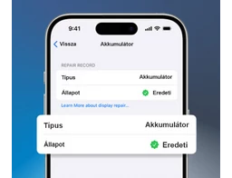Eredeti iPhone akkumulátor csere hibaüzenet nélkül – most már lehetséges!