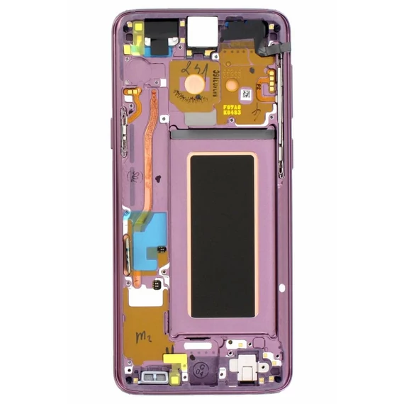 Samsung Galaxy S9 SM-G960F gyári LCD kijelző érintővel, kerettel, lila GH97-21696B
